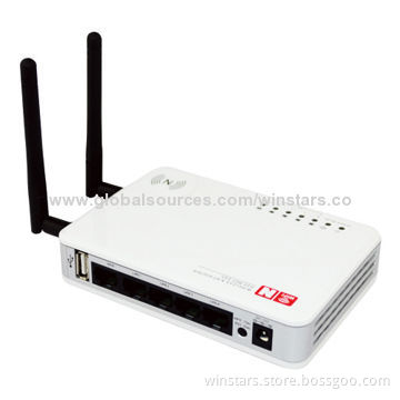 Wireless Router, 300Mbps, 802.11n with Supports RemoteNew